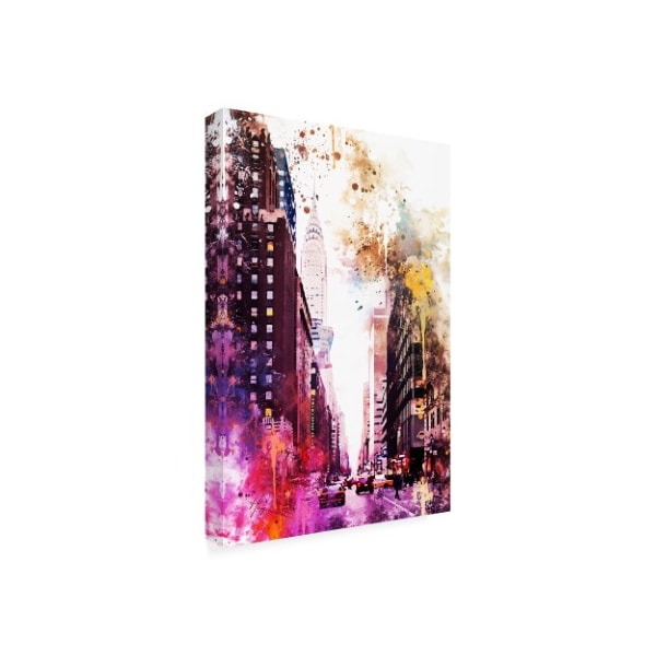 Philippe Hugonnard 'NYC Watercolor Collection - Perspective' Canvas Art,22x32